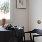 Linen Tablecloth 150x275cm Charcoal- Bambury