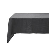 Linen Tablecloth 150x275cm Charcoal- Bambury