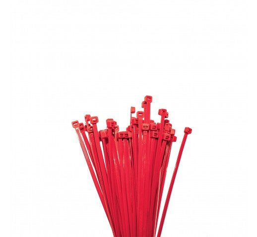 150MM X 3.6MM RED CABLE TIE