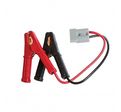 INSULATED BATTERY CLAMPS WITH 50AMP PLUG - 300MM