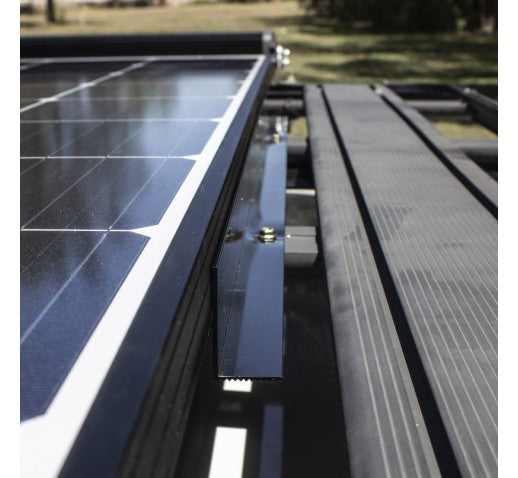 BLACK EZY RAILS LARGE TWIN SOLAR PANEL