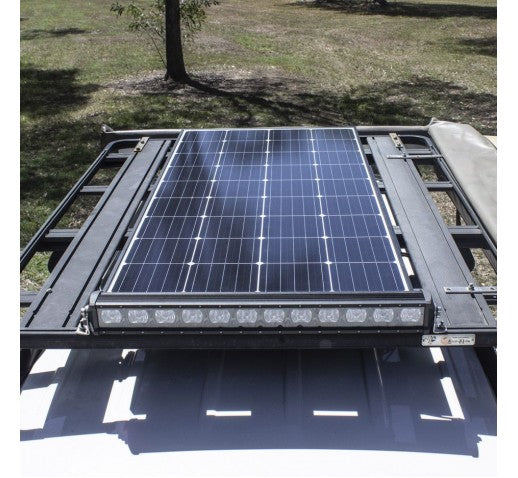 BLACK EZY RAILS LARGE TWIN SOLAR PANEL