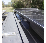 BLACK EZY RAILS LARGE TWIN SOLAR PANEL