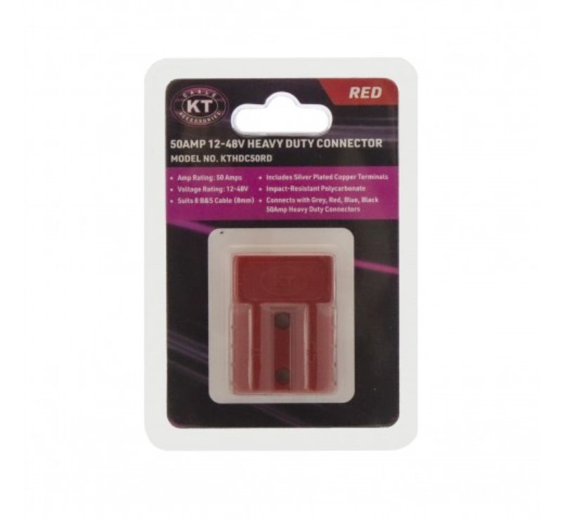 RED 50AMP HEAVY DUTY CONNECTOR