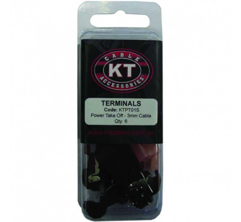 RED CRIMP TERMINAL POWER TAKE-OFF PK6+6