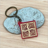 Keychain: Tapa 1 Acrylic + Bamboo Keyrings + Keychains