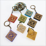 Keychain: Tapa 2 Acrylic + Bamboo Keyrings + Keychains