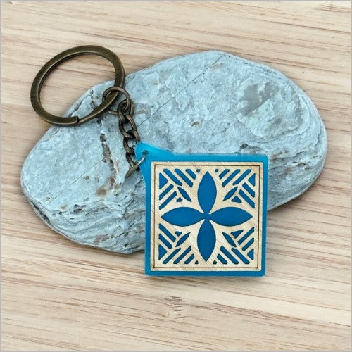 Keychain: Tapa 3 Acrylic + Bamboo Keyrings + Keychains