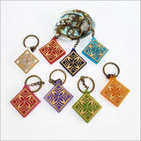 Keychain: Tapa 4 Acrylic + Bamboo Keyrings + Keychains