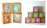 LED Tealight Box - Kingfisher (Bamboo)