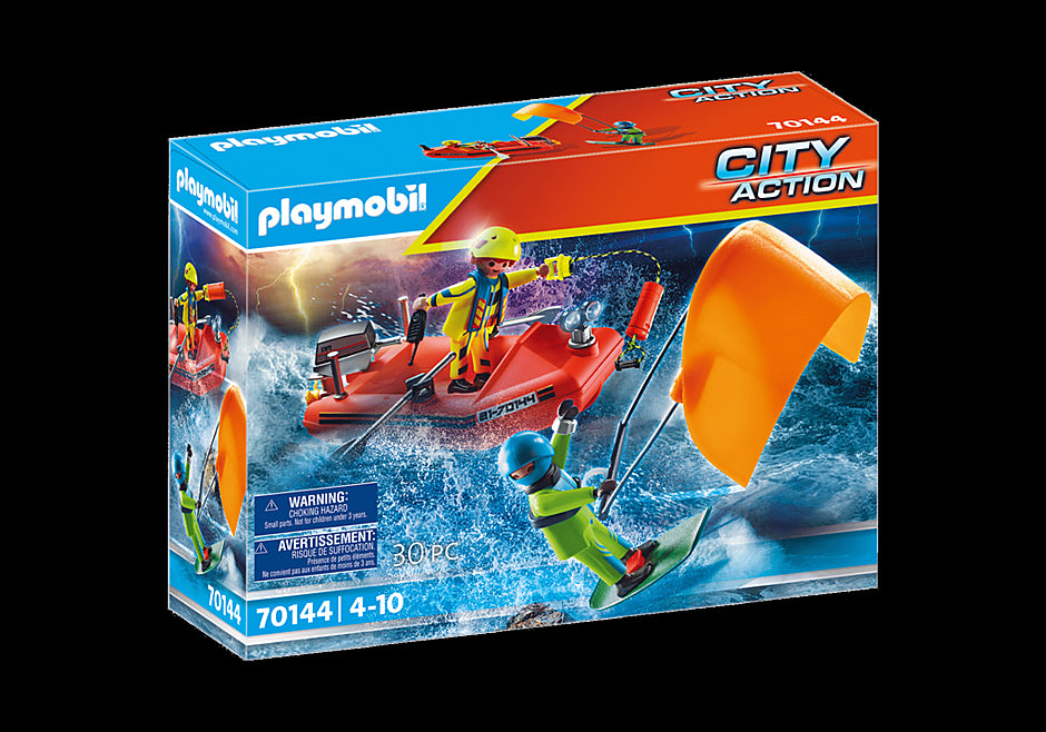 Playmobil - Kitesurfer Rescue with Speedboat