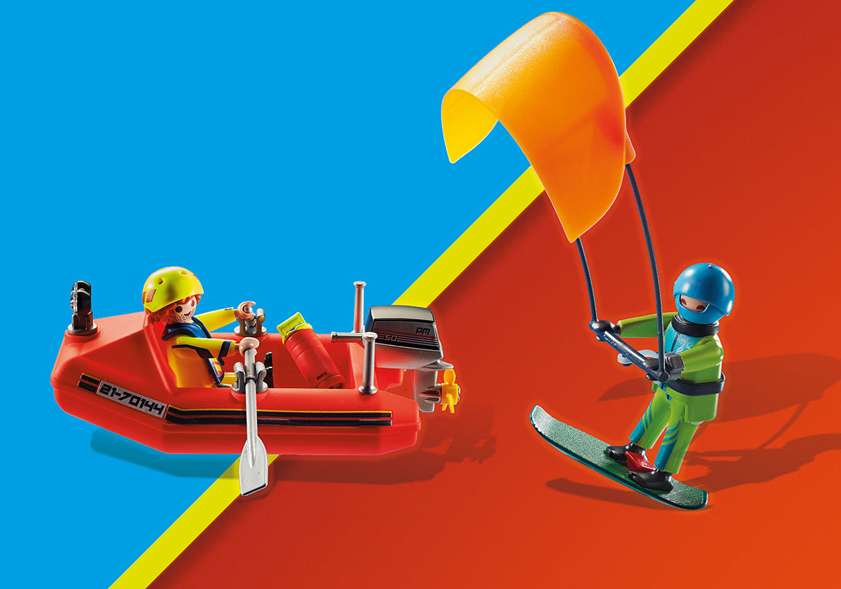 Playmobil - Kitesurfer Rescue with Speedboat