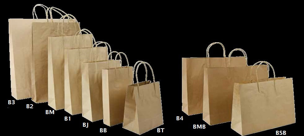 Paper Bags Brown - (250 Bags) 25 x 35cmx 11cm (gusset)