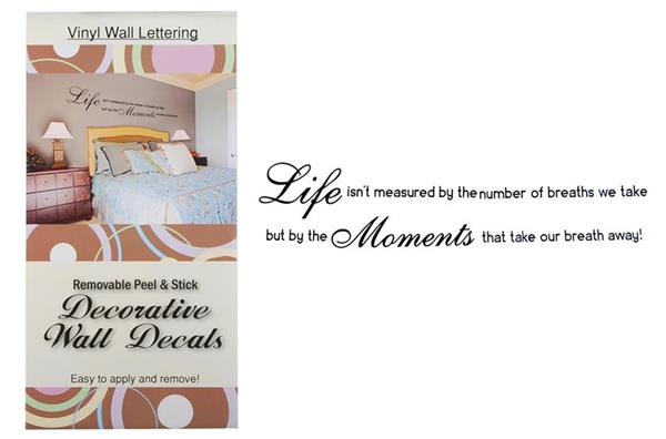Wall Decal - Life Moment - 101 x 12cm
