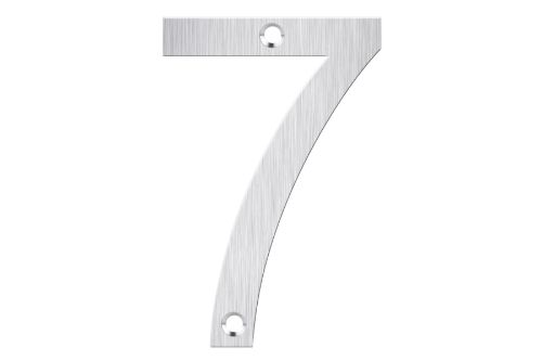 Letter Box Numbers - Stainless Steel (NUMBER - 7)