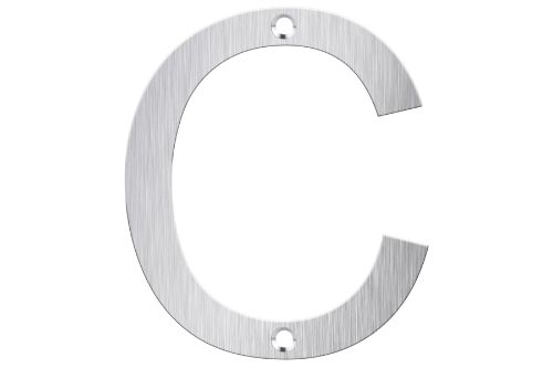 Letter Box Numbers - Stainless Steel (LETTER - C)