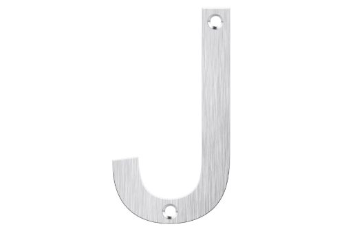 Letter Box Numbers - Stainless Steel (LETTER - J)