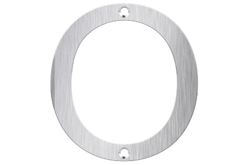 Letter Box Numbers - Stainless Steel (LETTER - O)