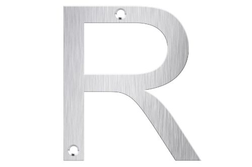 Letter Box Numbers - Stainless Steel (LETTER - R)