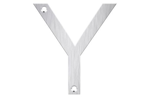 Letter Box Numbers - Stainless Steel (LETTER - Y)