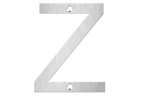 Letter Box Numbers - Stainless Steel (LETTER - Z)