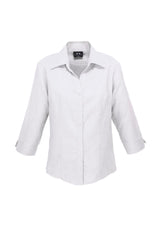 Oasis Womens 3/4 Sleeve Shirt - White