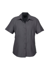 Oasis Womens Short Sleeve Shirt - Charcoal