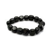 Large Beaded Bracelet - Black Obsidian (14 x 11mm)