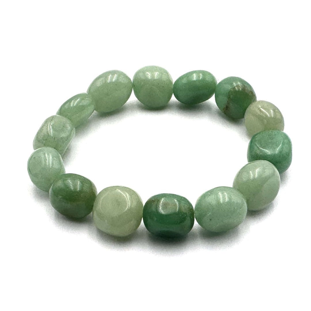 Large Beaded Bracelet - Dark Aventurine (14 x 11mm)