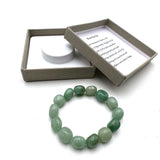 Large Beaded Bracelet - Dark Aventurine (14 x 11mm)