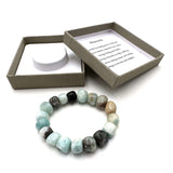 Large Beaded Bracelet - Amazonite (14 x 11mm)