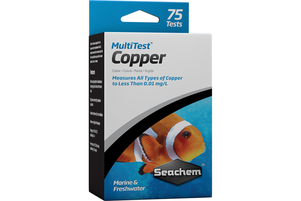 Aquatic Testing Seachem Multitest - Copper