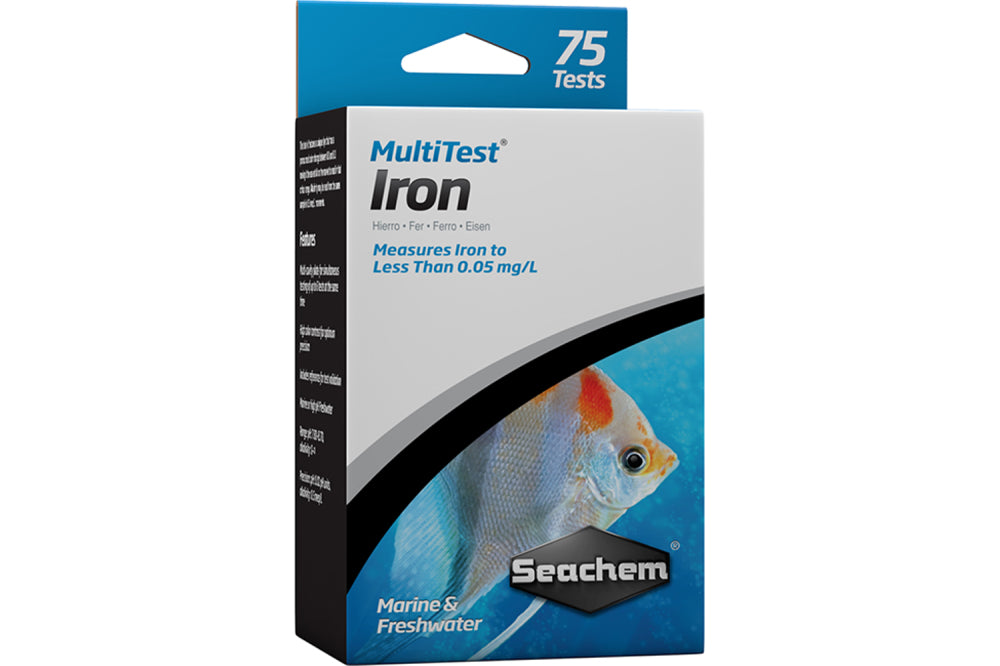 Aquatic Water  Testing Seachem Multitest - Iron