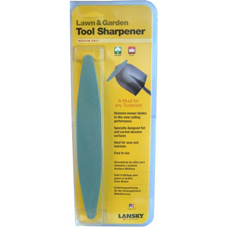 Lansky Lawn & Garden Tool Sharpener #Lgrdn for precise sharpening of lawn and garden tools with ergonomic design and medium grit.