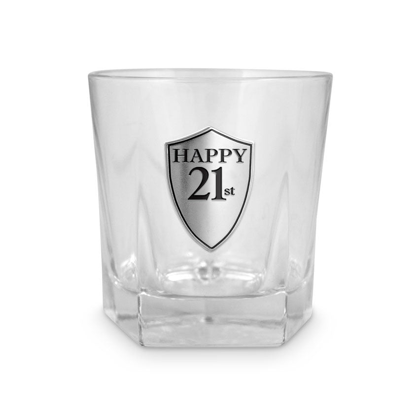 Whiskey Glass - Happy 21st Birthday