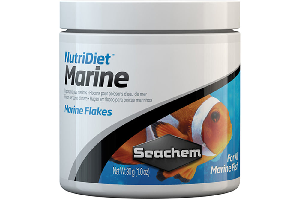 Fish Food Seachem -NutriDiet Marine Flakes 30g