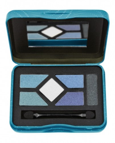 LA Girl Inspiring Eye Palette featuring five vibrant, pigmented shades in jewel-toned tins for versatile eye makeup looks.