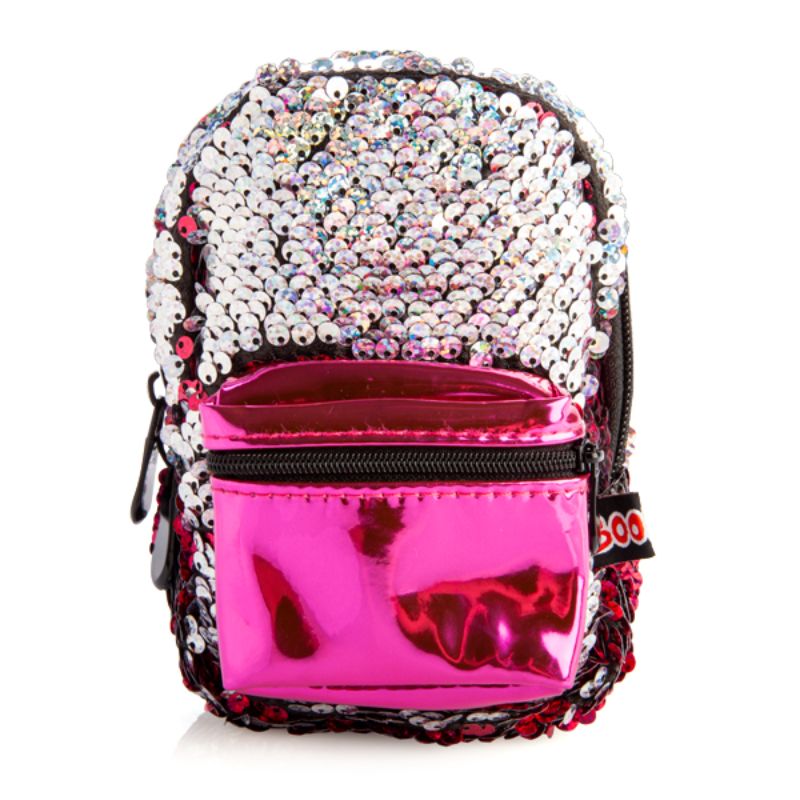 Mini Backpack - Fuchsia Sequins BooBoo (15cm)