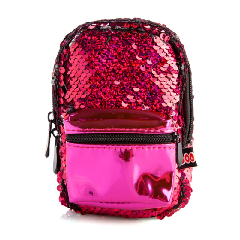 Mini Backpack - Fuchsia Sequins BooBoo (15cm)