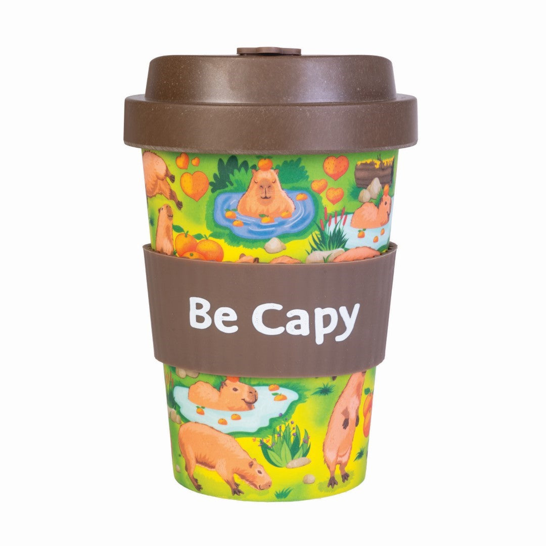Eco-to-Go Bamboo Cup - Capybara (6.5 x 6.5 x 14.5cm)