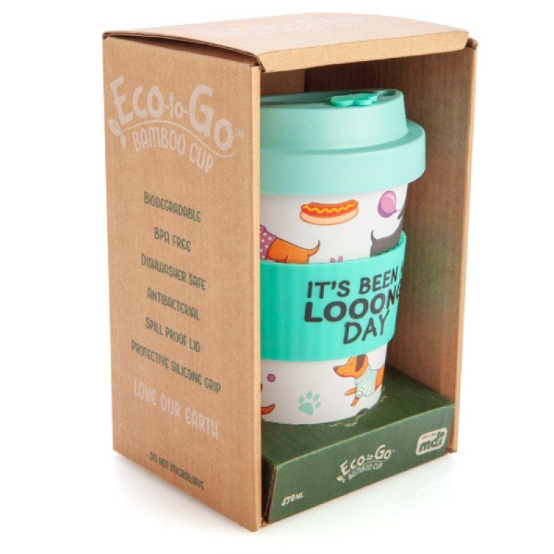 Bamboo Cup - Dachshund Eco to Go (470ml)