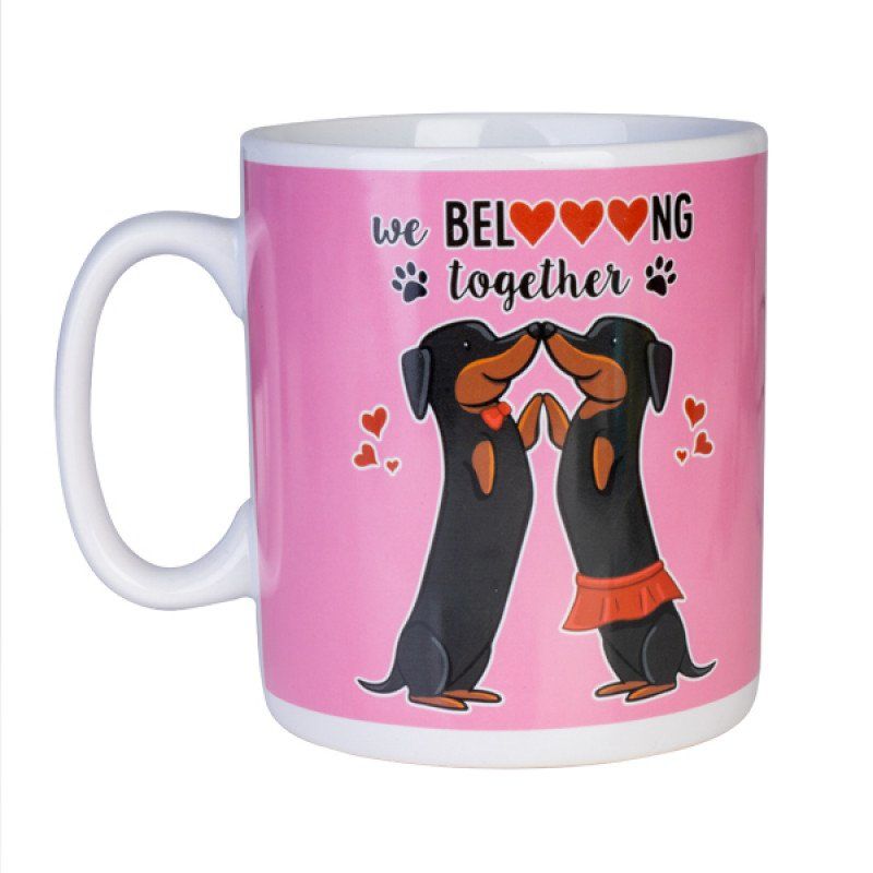 Giant Mug - Dachshund Valentine (12.5cm)
