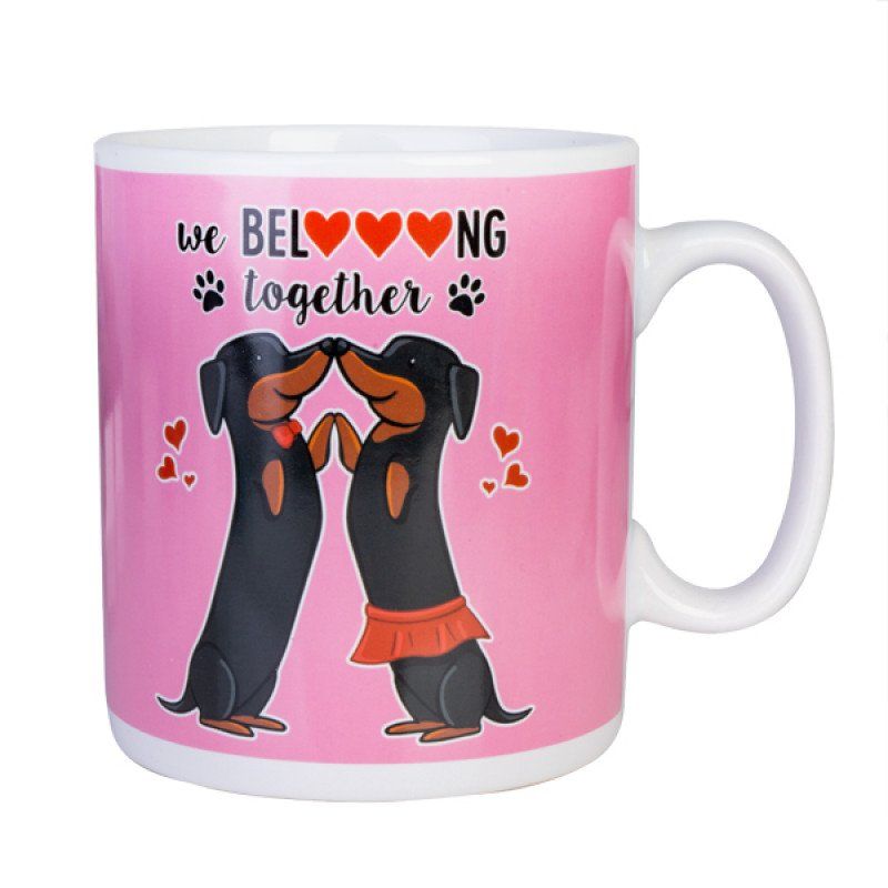 Giant Mug - Dachshund Valentine (12.5cm)