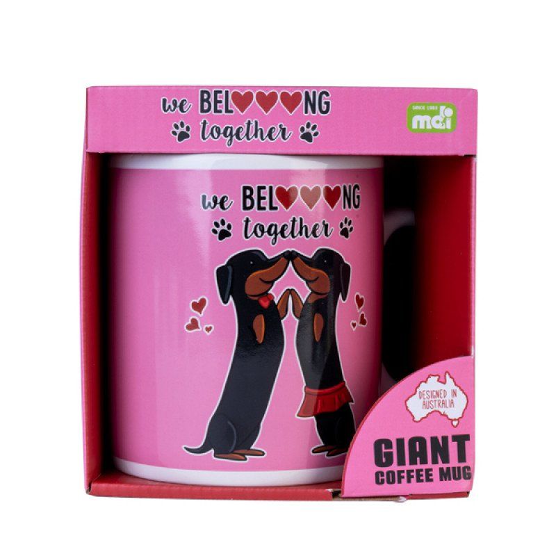 Giant Mug - Dachshund Valentine (12.5cm)