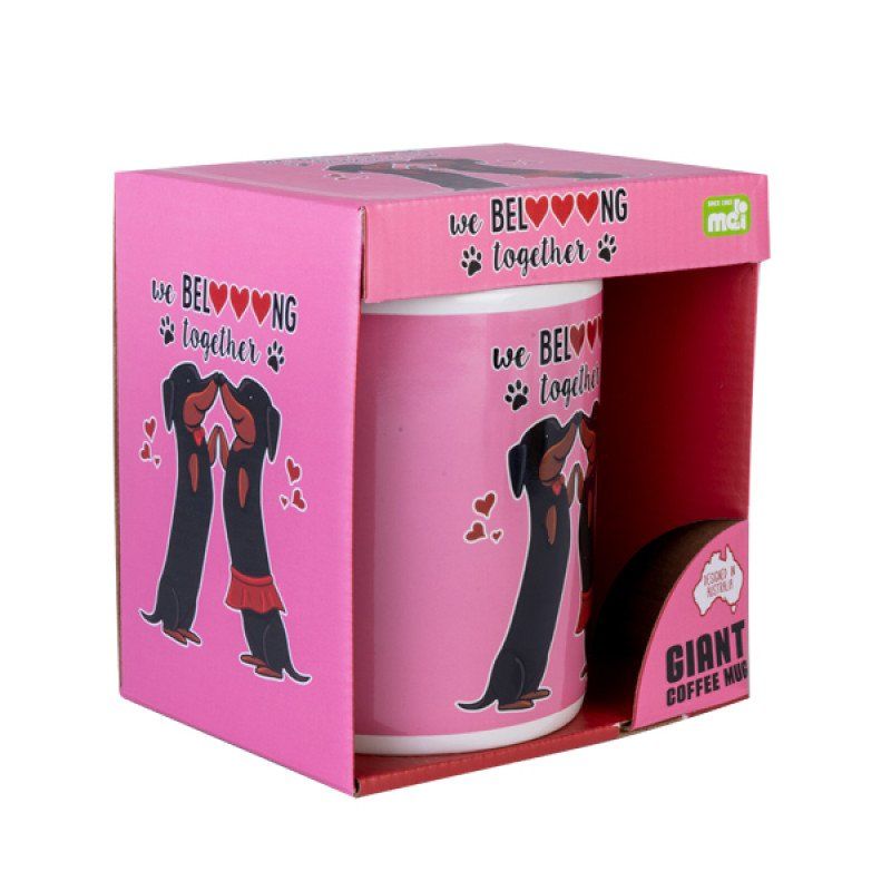 Giant Mug - Dachshund Valentine (12.5cm)
