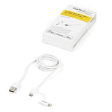 Apple Lightning & Micro USB to USB Cable - 1m (3ft) - MFi Certified Charging & Syncing