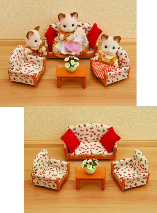 3 Piece Furniture Suite - Sylvanian Families