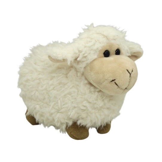 Soft Plush Toy -  Maggie Sheep. Standing White Sheep.