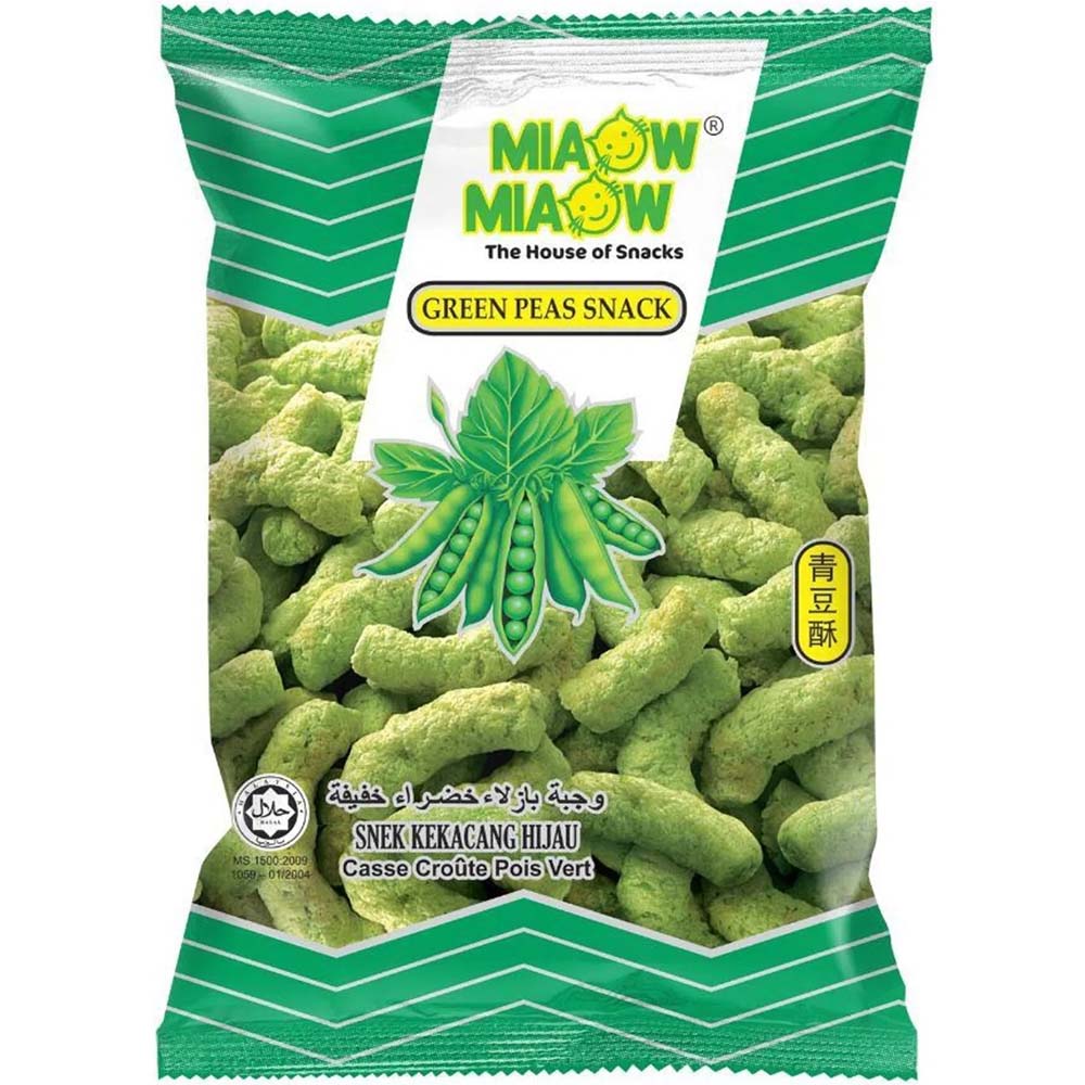 Miaow Miaow Green Peas 60g- Pack of 30