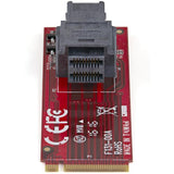 U.2 (SFF-8643) to M.2 PCI Express 3.0 x4 Host Adapter Card for 2.5” U.2 NVMe SSD